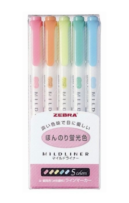 Mildliner Highlighters, Pretty School Supplies, School Suplies, Zebra Mildliner, Kawaii Pens, Stationery School, Back To School Essentials, Pink Set, Cute School Supplies