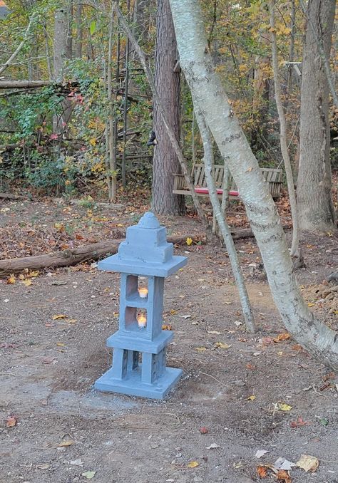 Easy Garden Pagoda (with Pictures) - Instructables Garden Pagoda, Japanese Garden Lanterns, Pagoda Garden, Japanese Garden Landscape, Buddha Garden, Zen Garden Design, Garden Basket, Japanese Garden Design, Asian Garden