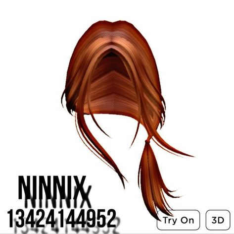 Blonde Hair Roblox, Cheveux Oranges, Brown Hair Roblox, Two Toned Hair, Y2k Hair, Black Hair Roblox, Body Base Drawing, Coding Clothes, Bloxburg Decal Codes