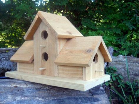 Free Bird House Plans, Bird House Plans Free, Birdhouse Projects, Bird Feeder Plans, Homemade Bird Houses, Bird House Feeder, Bird House Plans, Unique Bird Houses, Bird House Kits