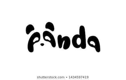 panda Logo Vector (.EPS) Free Download Panda Logo Art, Panda Logo Design, Logo Panda, Panda Vector, Panda Icon, Panda Food, Panda Logo, Panda Graphic, Hand Logo