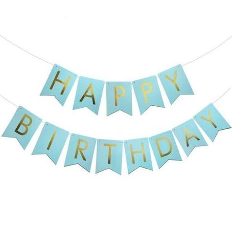 Happy 13th Birthday, Happy Birthday Bunting, Girls Party Decorations, Prince Birthday, Happy Birthday Signs, Hanging Letters, Gold Party Decorations, Happy Birthday Lettering, Birthday Wishes And Images