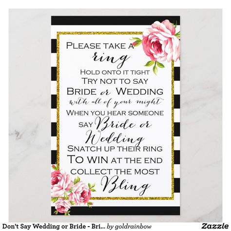 Bridal Shower Advice Cards, Bridal Shower Advice, Bride Sign, Wedding Advice Cards, Fun Bridal Shower Games, Bridal Shower Activities, Hen Party Games, He Said She Said, Ring Game