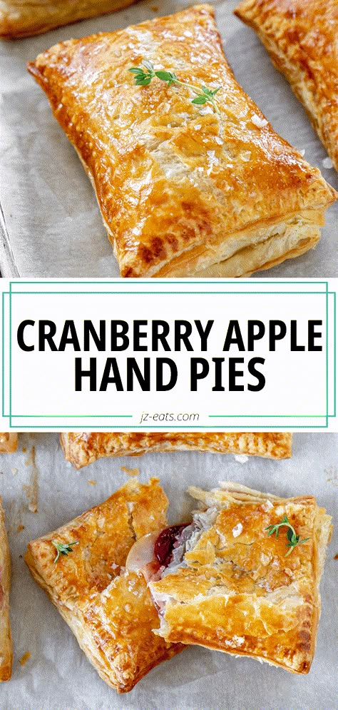 Imagine a warm golden brown puff pastry filled with savory cranberry sauce, gooey brie cheese, and crisp apples; sounds perfect, right? Cranberry Apple Hand Pies are perfect for family get-togethers, holidays, or even when you want a sweet and savory treat on the go. Cranberry Brie Hand Pies, Cranberry Apple Hand Pies, Cranberry Hand Pies, Apple Cranberry Turnovers, Apple Cranberry Puff Pastry, Apple Puff Pastry Recipes Cream Cheese, Cranberry Pastry Recipes, Brie Cranberry Puff Pastry, Apple Brie Puff Pastry