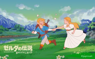 Legend Of Zelda Studio Ghibli, Legend Of Zelda Ghibli, Ghibli Zelda, Zelda Ghibli, Viva Pinata, Zelda Fanart, Princesa Zelda, Zelda Breath Of The Wild, Studio Ghibli Movies