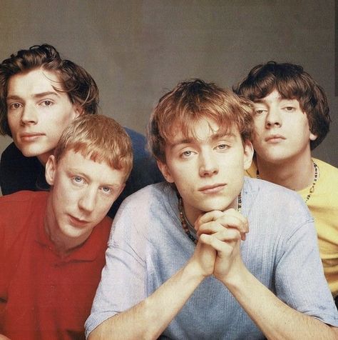 Blur Leisure, Blur Band, Band Photoshoot, Alex Pics, Damon Albarn, The Strokes, British Men, Music People, Band Posters