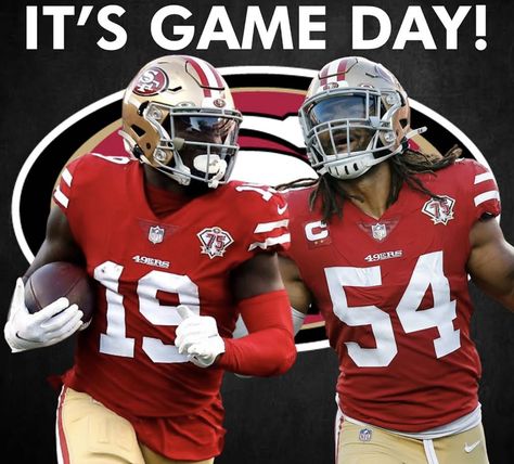 IT'S GAME DAY! Join us for our 49ers - Broncos watch party! The pregame show starts at 7:30p ET / 4:30p PT Its Game Day, 49ers Pictures, It Game, Watch Party, San Francisco 49ers, Game Day, Join Us, San Francisco, Nfl