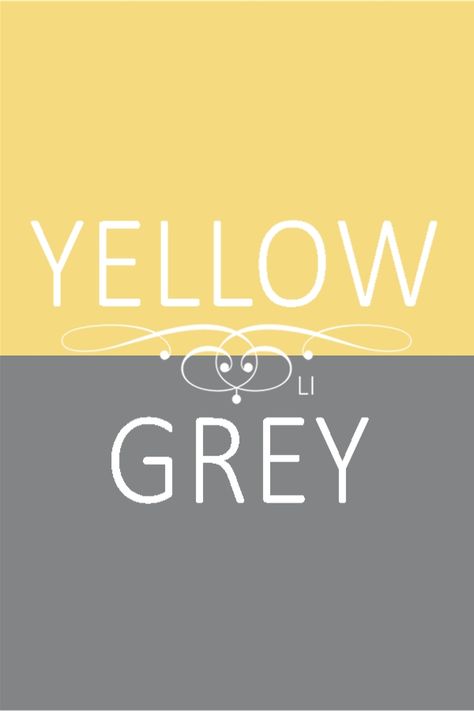 . Yellow Hallway, Grey Cottage, Yellow Kitchen Designs, Front Room Decor, Grey Hallway, Yellow Color Combinations, Hallway Colours, Laboratory Design, Yellow Palette