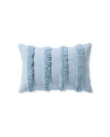 Cuesta Pillow Cover, Coastal Blue Blue Throw Pillows On Couch, Costal Bedroom, Chartreuse Color, Blue Pillows Decorative, Dorm Inspo, Beach Room, Blue Throws, Coastal Bedroom, Serena And Lily