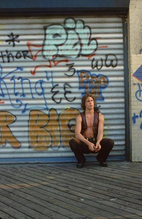 Swan (Michael Beck) relaxing on set of "The Warriors". I actually own the pants and boxing shoes he wears in the film with an LOA signed by Mr. Beck himself! The Warriors Baseball Furies, The Warriors 1979, Warriors 1979, Warriors Movie, Michael Beck, Warrior Movie, Movie Site, Rockstar Style, Inside Man