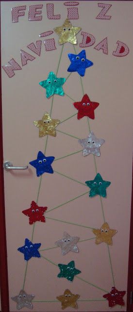 Plastificando ilusiones: Decoración de aula Early Childhood Education Activities, Kindergarten Decorations, Married Christmas, Navidad Christmas, Office Christmas, Art N Craft, Christmas Crafts For Kids, Christmas Is Coming, Christmas Door