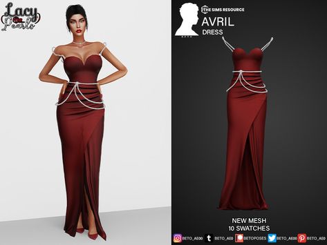 Sims 4 Marilyn Monroe Cc, Sims 4 High Fashion Cc, Sims 4 Cocktail Dress, Sims 4 Cc Clothes Dress, Sims 4 Formal Cc, Female Cc Sims 4, Sims 4 Female Cc, Clothes Cc, Sims Clothes