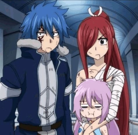 Jellal erza and Wendy Erza Et Jellal, Fairy Tail Jellal, Last Game Manga, Fairy Tail Quotes, Jellal And Erza, Fairy Tail Gray, Fairy Tail Comics, Fairy Tail Family, Fairy Tail Images