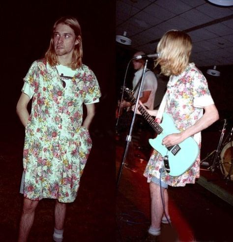 Kurt Cobain Dress, Kurt Cobain Outfit, Nirvana Dress, Kurt Cobain Style, Feminist Fashion, Frances Bean Cobain, Clothes Grunge, Jackie O Style, Anti Fashion