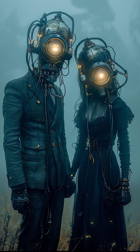 Steampunk Robots Art, Steampunk Dystopia, Dystopian Steampunk, Creepy Robot, Steampunk Monster, Horror Steampunk, Futuristic Steampunk, Dieselpunk Art, Steampunk Robots