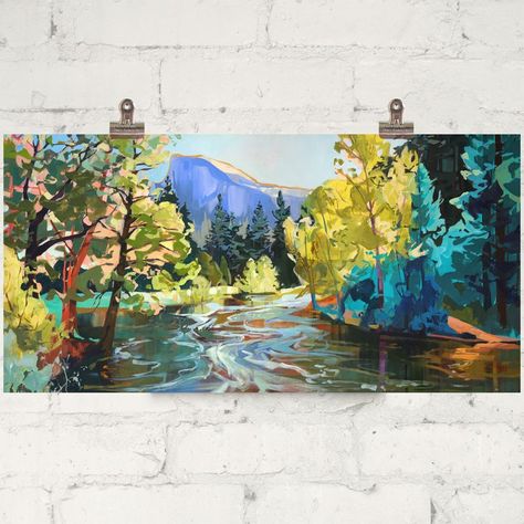 Canvas Prints — Jess Franks Art Jess Franks Art, Jess Franks, Modern Landscape Painting, Quiet Corner, Modern Landscape, Art Consultant, Landscape Art Painting, Contemporary Landscape, Yosemite National