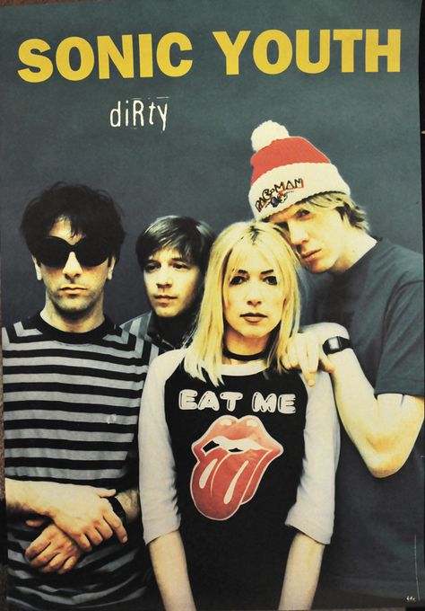 #style from the '90s: Sonic Youth. #grunge? Kim Gordon is a huge influence on my wardrobe. #music #kimgordon Sonic Youth Dirty, Cultura Punk, Kim Gordon, Sonic Youth, Riot Grrrl, 90s Music, Rock N’roll, Don Juan, I'm With The Band