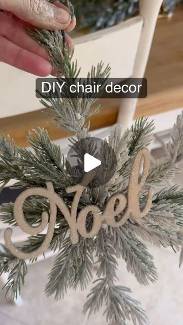 Snowflake Wall, Branch Tree, Christmas Chair, Bows Christmas, November 8, Brown Velvet, Chair Backs, Velvet Ribbon, A Chair