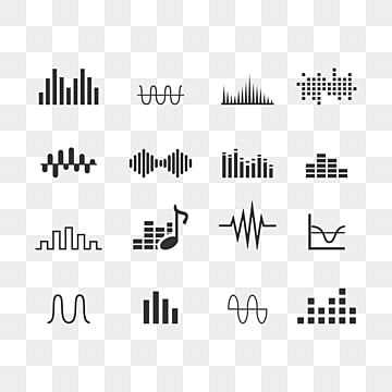 Music Frequency, Voice Icon, Rhythm Design, Volume Music, Music Graphic Design, Music Elements, Wave Icon, Musical Elements, Musical Background