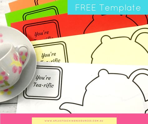 Mother’s Day Tea Craft Preschool, Tea Pot Mother’s Day Craft, Mother’s Day Tea Poem, Mothers Day Tea Party Invitations, Mothers Day Tea Party Ideas Preschool, Mothers Day Verses, Circle Activities, Mothers Day Crafts Preschool, Teapot Crafts