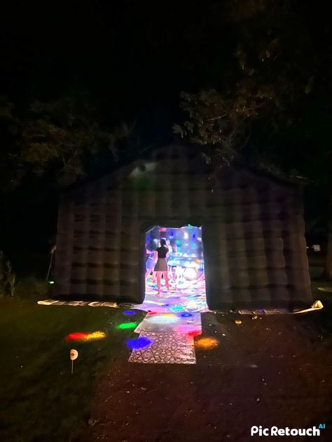 Inflatable Club Party, Diy Nightclub Party, Inflatable Night Club, Inflatable Club, 16 Wishes, Club Birthday Party, Disco Birthday, Birthday Club, 24th Birthday