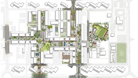 Revitalization Plan for Sector 17 Market - BDP.com Public Market Floor Plan, Market Plan Architecture, Public Market Design, Conceptual Model, Sector 17, Architecture Site Plan, Bar Street, Conceptual Model Architecture, Plan 2d