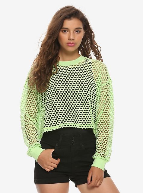 💚💚 Latin Club, Green Mesh Top, Green Fashion Outfits, Girls Fashion Tops, Club Attire, Sleeveless Duster, Girls Tunics, Cute Skirt Outfits, Dance Clothes