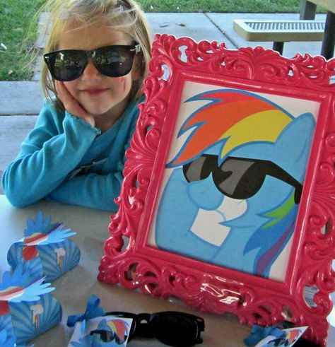 Rainbow Dash Birthday | CatchMyParty.com Rainbow Dash Birthday, Rainbow Dash Party, Cowgirl Birthday Party, My Little Pony Party, Pony Birthday, Cowgirl Birthday, My Lil Pony, Rainbow Birthday Party, Pony Party