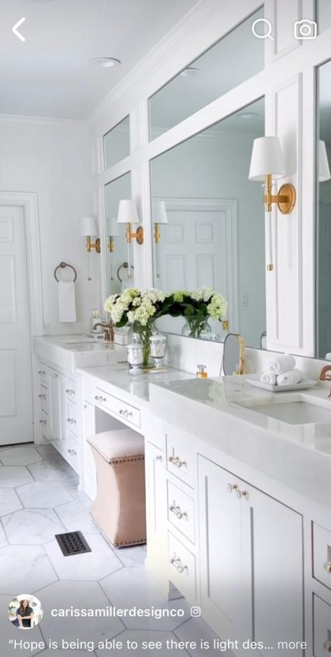 Ensuite With Makeup Counter, Single Sink With Vanity Area, Master Bath Ideas With Makeup Vanity, Master Bath With Makeup Vanity In Middle, Master Bath Vanity With Makeup Counter, Single Vanity With Makeup Area, Master Vanity With Makeup Area, Sink Vanity With Makeup Area, Master Bath Makeup Vanity