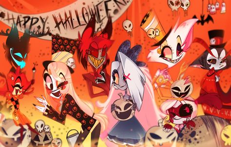 Hazbin Hotel Husk, Hazbin Hotel Charlie, October Halloween, New Hairstyle, Vivziepop Hazbin Hotel, Art Series, Hotel Art, Magical Creatures, Hazbin Hotel