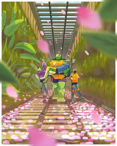 Rottmnt Meets Tmnt 2012, Rottmnt Movie Screenshots, Tmnt Fanart, Teenage Turtles, Tmnt Characters, Turtle Tots, Ninja Turtles Funny, Tmnt Comics, Teenage Mutant Ninja Turtles Artwork