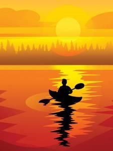 Kayak Art, Sketch Note, 1 Tattoo, Sunset Art, Bob Ross, Silhouette Art, Affordable Wall Art, Pictures To Paint, Cool Posters