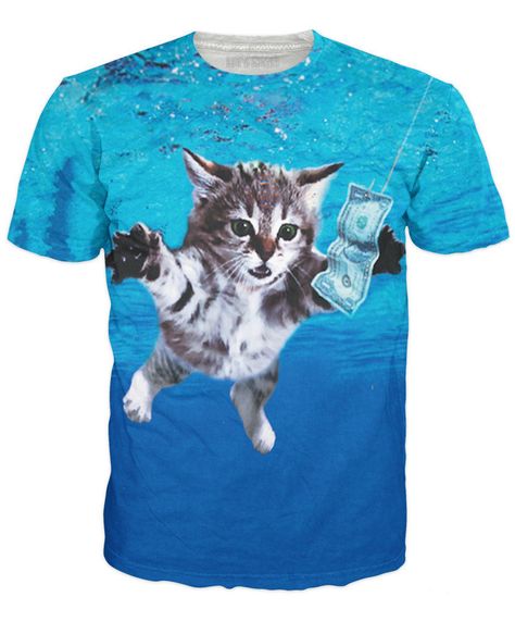 Money Cat, Cat Top, Casual Summer Tops, Cat Tee, Cat Person, Cat Shirt, Cat T, 3d T Shirts, Cat Shirts