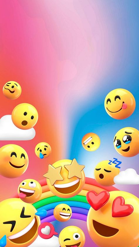 Heart Face Emoji, Iphone Wallpaper Cute, Ramadan Kids, Emoji Party, Face Emoji, Wallpaper Cute, Emoji Faces, Heart Face, Cute Cute