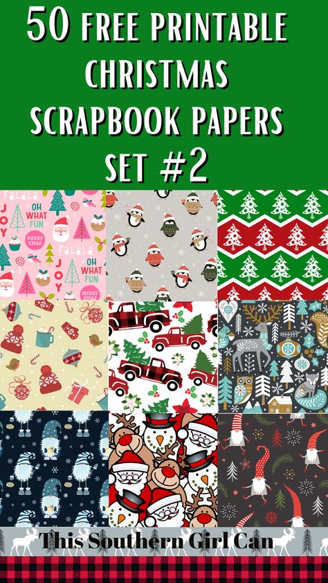 Free Printables Christmas Scrapbook Paper Printable, Christmas Paper Printable Free, Free Christmas Paper Printables, Christmas Paper Crafts Printable, Free Digital Christmas Paper, Free Christmas Patterns Printables, Free Christmas Digital Paper, Free Printable Pattern Paper, Printable Christmas Paper Free