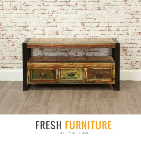 Searching for the television cabinet to store your television? Stop searching! We have it! 👌🏻  SHOP NOW: http://bit.ly/2FzYUZv  #freshfurnituredirect #furniture #tvcabinet Large Tv Unit, Television Cabinet, Tv Ideas, Large Tv Stands, Wooden Tv Stands, Tv Entertainment Units, Large Tv, Reclaimed Timber, Iron Handles