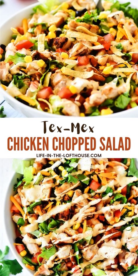 Chicken Chopped Salad, Grilled Chicken Salad, Salad Buah, Best Salad Recipes, Salad Pasta, Salad Recipes For Dinner, Thanksgiving Food, Health Dinner, Food Heaven