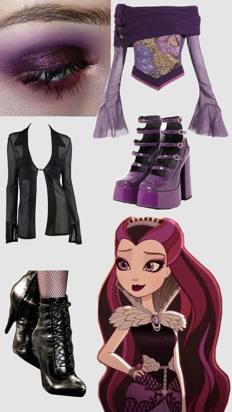 raven queen Raven Ever After High Costume, Raven Queen Inspired Outfits, Ever After High Halloween Costumes, Raven Queen Costume, Raven Queen Outfit, Raven Costume, High Characters, Raven Queen, Queen Outfit