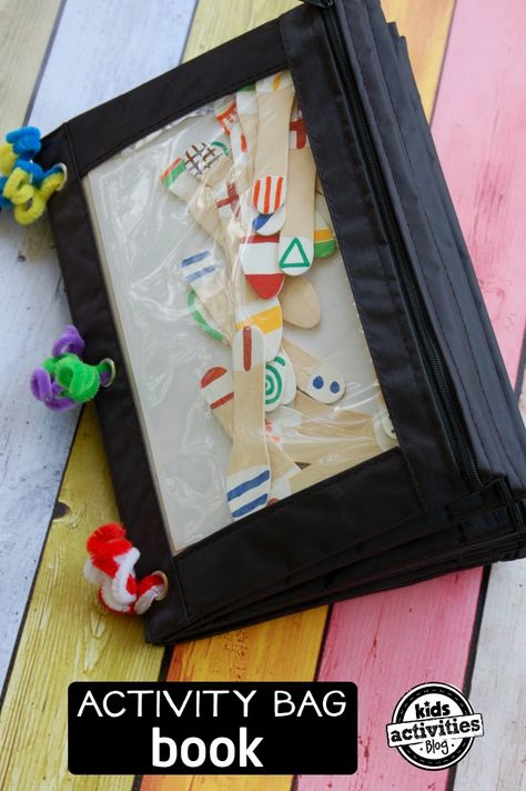 How to make an on-the-go activity bag for your kids. Lots of great ideas here from Kids Activities Blog. Grandma Ideas, Activity Bags, Busy Activities, Children Crafts, Sensory Ideas, Quiet Time Activities, Quiet Activities, Learning Shapes, Busy Bags