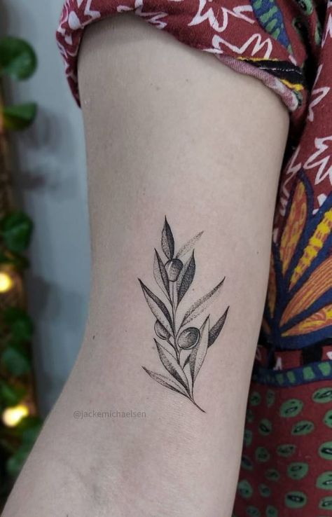 Tattoo Olive Leaf, Small Olive Branch Tattoo Simple, Olive Tattoo Design, Tattoo Designs Watercolor, Simple Tattoo Fonts, Tattoo Designs Floral, Tattoo Designs Mandala, Tattoo Designs Geometric, Tattoo Designs Sleeve