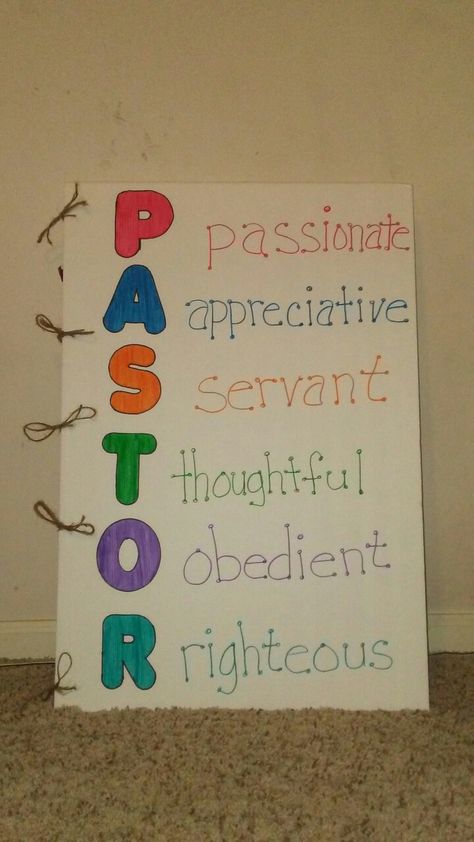 Pastor Appreciation                                                                                                                                                                                 More Pastor Appreciation Day Ideas, Cakes For Pastor Appreciation, Birthday Card For Pastor, Pastor Appreciation Cards From Kids, Pastors Appreciation Ideas Decoration, Pastors Day Decorations, Paster Appreciation Ideas, Pastor Appreciation Decoration Ideas, Pastor Appreciation Crafts For Kids