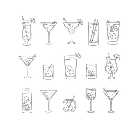 Cocktails Vector, Tree Saw, Heart Tree, Alcohol Drinks, Cityscape Photos, Logo Banners, Nature Backgrounds, Cocktail Glass, Heart With Arrow