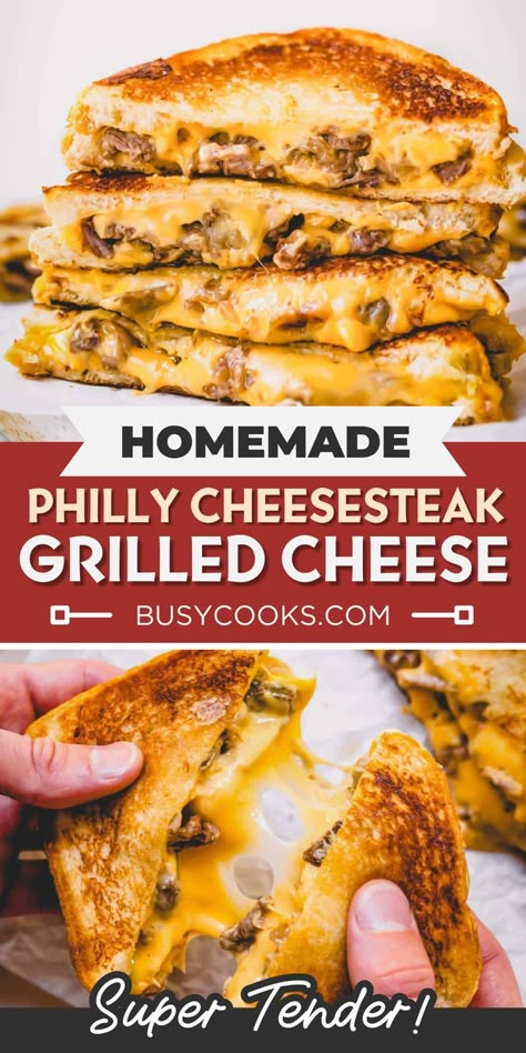 Sliced Steak Recipes, Grilled Cheese Sides, Steak Grilled Cheese, Homemade Philly Cheesesteak, How To Cook Ribeye, Patty Melt Recipe, Rib Eye Recipes, Cooking Ribeye Steak, Steak Grilled