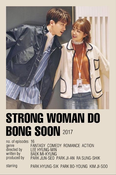 kdrama minimalist polaroid poster - strong girl bong soon Strong Girl Bong Soon Poster, Kdrama Recommendation, Strong Woman Do Bong Soon, Bahasa Jepun, Korean Drama Series, W Two Worlds, Film Posters Minimalist, Korean Drama Tv, Drama Tv Shows