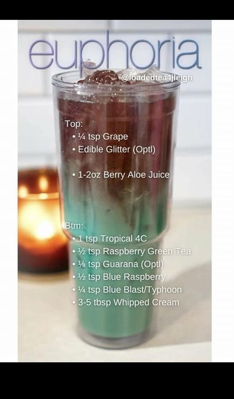 Whipped Herbalife Tea, Coffee Protein Shakes, Shake Bar, Water Flavors, Loaded Tea Recipes, Energy Tea Recipes, Herbalife Teas, Tea Recipes Diy, Herbal Tea Recipes