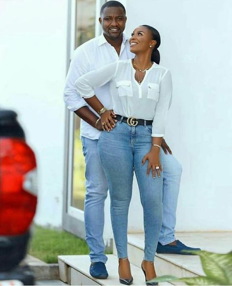 John Dumelo and wife | Dress and sneakers outfit, Womens casual outfits, Matching couple outfits Style For Couples Outfit, Photoshoot For Couples Posing Ideas, His And Her Outfits Couple, White Couple Outfits, Cute Couple Outfits Casual, Couple Outfits Matching Casual, Couple Style Casual, Couples Outfits Matching, Couples Photo Shoot Ideas