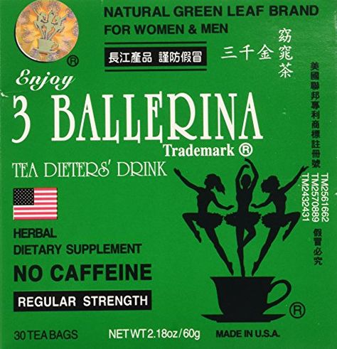 3 Pack of 3 Ballerina Dieters Tea for Men and Women 3 Boxes of 30 Tea Bags *** More info could be found at the image url. (This is an affiliate link and I receive a commission for the sales) Tea For Men, Ballerina Tea, Ballerina Diet, Diet Tea, Tea Sampler, Red Tea, Natural Herbs, Herbal Supplements, Tea Bags