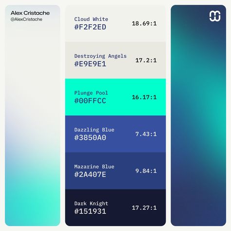 Tech Color Palette, Gradient Colour Palette, Icy Landscape, Blue Color Pallet, Teal Palette, Flat Color Palette, Ui Color, Brand Palette, Create Color Palette