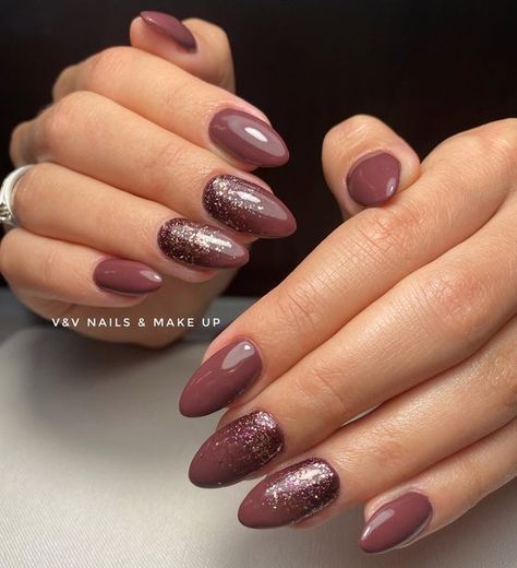 Brown Autumn Nails, Fall Almond Nails, Nespresso Recipes, Usa Nails, Nails Autumn, December Nails, Manicure Nail Designs, Fancy Nails Designs, I Love Nails