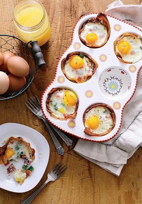 Shirred Eggs, Eggs In Muffin Tin, Eggs Recipes, Hosting Brunch, French Breakfast, Perfect Eggs, Spicy Tomato Sauce, Eggs Recipe, Egg Dish